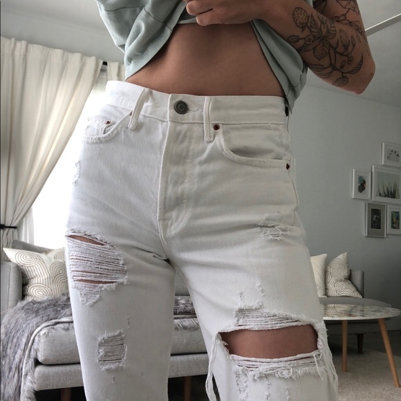 Grlfrnd White Karolina Jeans - Picture 2 of 12